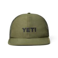 Logo Flat Brim Performance Hat - Olive by YETI in Marina CA