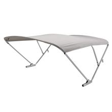 SureShade Pontoon Power Bimini Top - Clear Anodized Frame, Grey Fabric #2024050710 by LIPPERT in Appleton WI