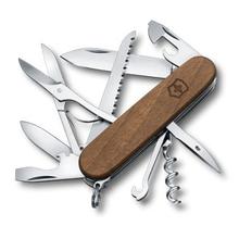 Huntsman Wood Victorinox pocket knife (Brown, 4 in) by Victorinox