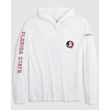 Mens Florida State T-Shirt Hoodie by Johnnie-O