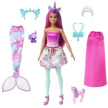 Barbie Doll And Fantasy Pets, Dress-Up Doll, Mermaid Tail And Skirt by Mattel