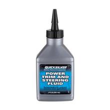 Quicksilver 858074Q01 Power Trim and Steering Fluid, 8 Oz. Bottle by Mercury Marine
