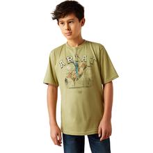 Kid's Oh Chute T-Shirt in Tent Green by Ariat