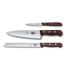 3-Piece Wood Flat Set  (Brown) by Victorinox