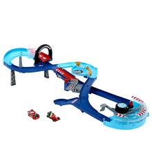 Disney And Pixar Cars Grc Jumping Raceway Playset With 2 Toy Vehicles, Includes Lightning Mcqueen by Mattel