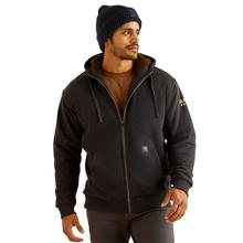 Mens Rebar All-Weather Sherpa-Lined Full Zip Hoodie