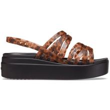 Women's Brooklyn Tortoise Strappy Low Wedge by Crocs in Camarillo CA