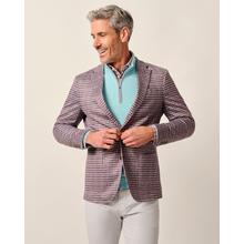 Tepper Top Shelf Coffee Check Knit Sport Coat by Johnnie-O