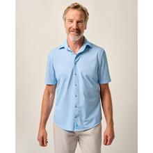 Mens Short Sleeve Hangin' Out Knit Button Up Shirt - Spielman by Johnnie-O in Lansing MI