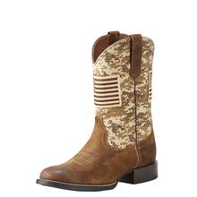 Men's Sport Patriot Round Toe Western Boot