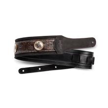 Grand Pacific 3" Nickel Concho Leather Strap