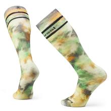 Ski Full Cushion Groovy Tie Dye Print Over The Calf Socks by Smartwool