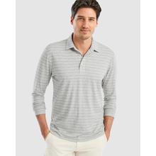 Men's Brannen Striped Long Sleeve Polo by Johnnie-O