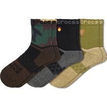 Socks Adult Quarter Graphic 3-Pack by Crocs