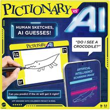 Pictionary Vs. Ai Family Game For Kids And Adults And Game Night Using Artificial Intelligence by Mattel