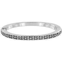 Diamond Hinged Bangle by Brighton