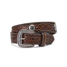 Men's Western Star Medallion Belt