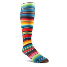 Women's Vibrant Serape Knee High Sock