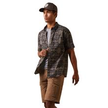 Men's Wrinkle Resist Serape Island Stretch Modern Fit Shirt