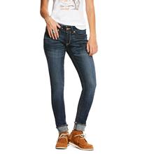 Women's R.E.A.L. Mid Rise Stretch Deco Tile Skinny Jean