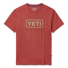 Badge Logo Short Sleeve T-Shirt - Rust - M by YETI