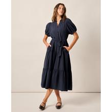 Womens Lorelai Button Up Tiered Maxi Dress