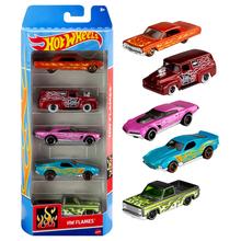 Hot Wheels 5-Car Pack Of 1:64 Scale Vehicles, Collectible Toy Cars