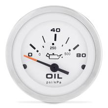 65501P Oil Pressure Gauge, Lido 2" 0-80 PSI