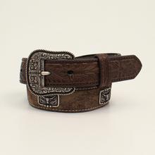 Longhorn medallion belt by Ariat