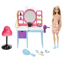 Barbie Doll And Hair Salon Playset