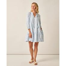 Womens Vanessa Floral Cotton Blend Mini Dress by Johnnie-O