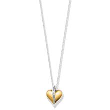 Precious Heart Two Tone Petite Necklace