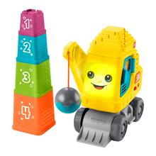 Fisher-Price Count & Stack Crane With Blocks, Lights & Sounds, Multi-Language Version by Mattel