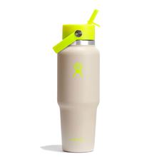 32 oz Wide Mouth Travel Bottle with Flex Straw Cap - Neon Yellow by Hydro Flask