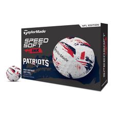 New England Patriots SpeedSoft Ink Golf Balls by TaylorMade