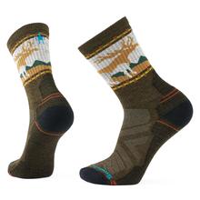 Unisex Hike Mountain Moose Crew Socks by Smartwool in Milford OH