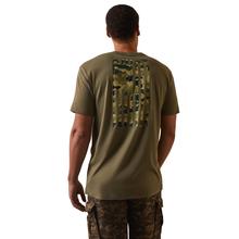 Men's Ariat Tonal Camo Flag T-Shirt