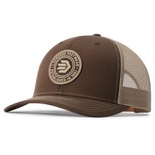 Brown Rubber Patch Trucker