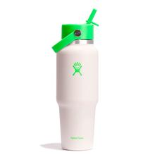 32 oz Wide Mouth Travel Bottle with Flex Straw Cap - Neon Green by Hydro Flask