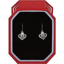 Alcazar Heart Leverback Earrings Gift Box by Brighton in Miamisburg OH