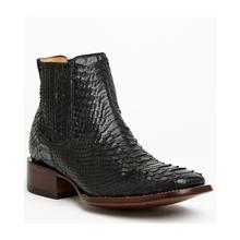 Men's Hash Exotic Python Western Ankle Boots - Broad Square Toe by Cody James in Southport CT