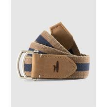 Men's Washed Striped Belt