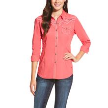 Women's Cerise Snap Shirt