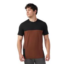 Mens Men's Mountain Bike Short Sleeve Jersey T-Shirt Charcoal/Fern Green by Smartwool