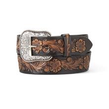 Womens Flower Tooled Belt by Ariat