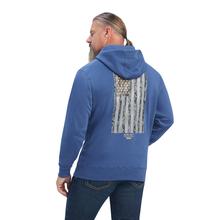 Men's Rebar Workman Reflective Flag Full Zip Hoodie