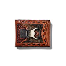 Men's Bifold Wallet Basketweave Calf Hair by Ariat