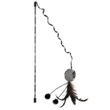 JW Feather Ball Cat Wand by Petmate