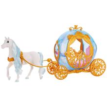 Disney Princess Cinderella's Rolling Carriage & Horse With Brushable Mane & Tail by Mattel