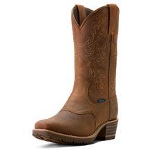 Mens Hybrid Roughstock Square Toe Waterproof Cowboy Boot